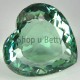 Zelený quartz  srdce 18,10 ct   KK56