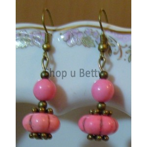 Naušnice  antik mosaz d. 4,5 cm   N225