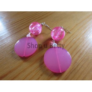 Naušnice  růžové  N526