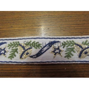 Stuha vyšívaná  š. 2,7 cm x 1,30M  MA98