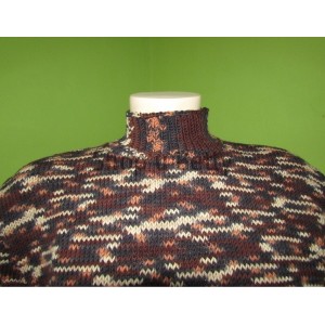 Ručně pletený svetr 100% vlna vel.42/44 TD244
