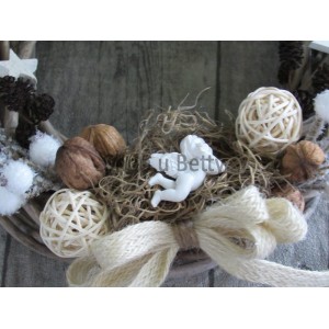 Adventní věnec  anděl, v.24 cm   V106 fl