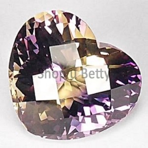  Ametrín 22,86ct. fialovo žlutý, srdce    KK09