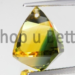 Ametrín 12,02 ct,zelenožlutý briolet   KK17