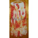TD 82 Sukně batikovaná  bílo-žluto-oranžová,d. 94 cm