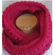Šála ručně pletená krásná malinová   S 05