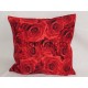 BD 34 Polštářek,,červená růže"v.43,00 x 42,5 cm