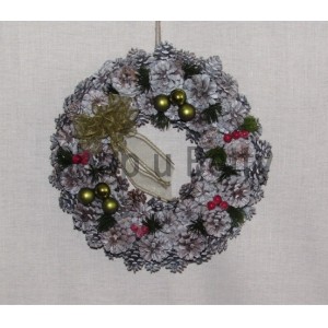 Věnec vánoční na dveře nebo stůl     VA31