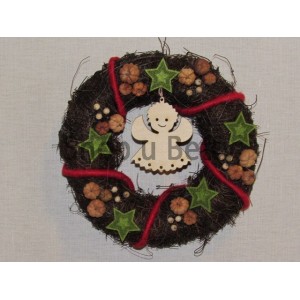 Věnec na dveře vánoční    VA61